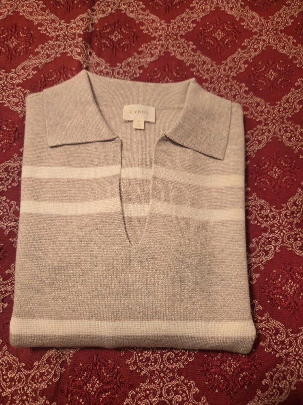NWT Cyprus polo sweater